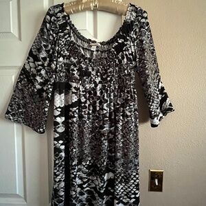 Midi Dress from Boston Proper their Muse collection Line, Multicolor Size 6